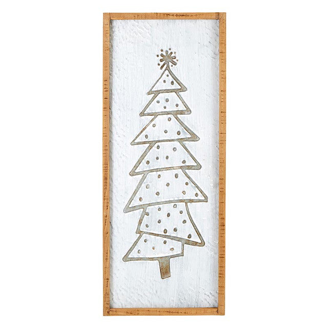 Christmas Tree Holiday Metal Sign