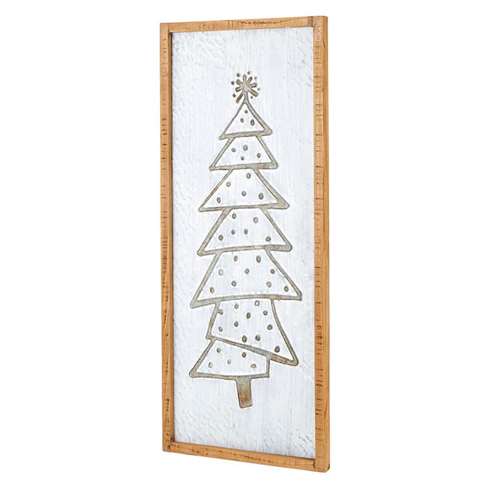 Christmas Tree Holiday Metal Sign