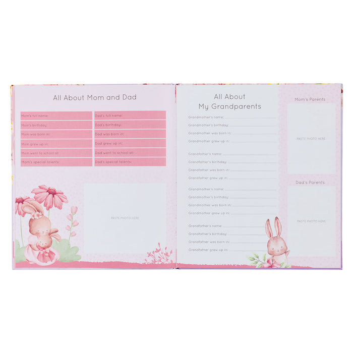 My First Year (Girls) Hardcover Memory Book