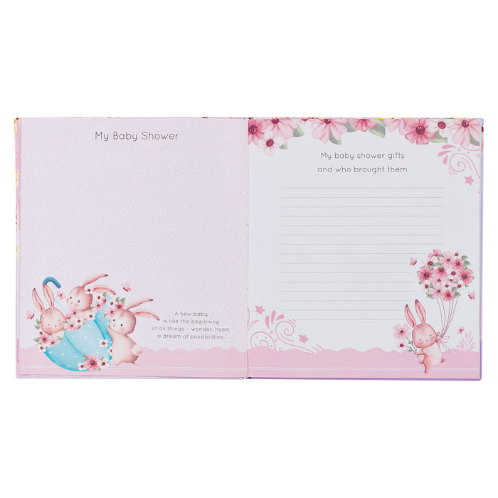 My First Year (Girls) Hardcover Memory Book