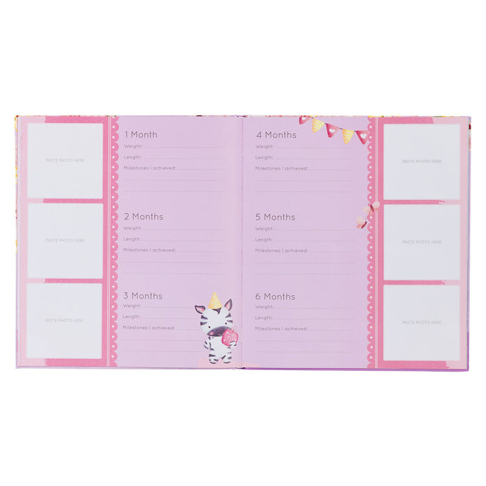 My First Year (Girls) Hardcover Memory Book