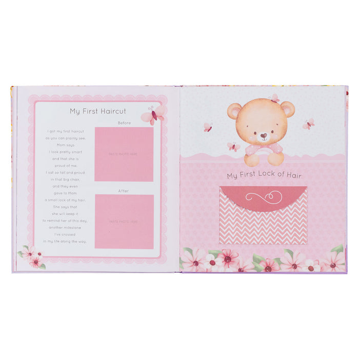 My First Year (Girls) Hardcover Memory Book