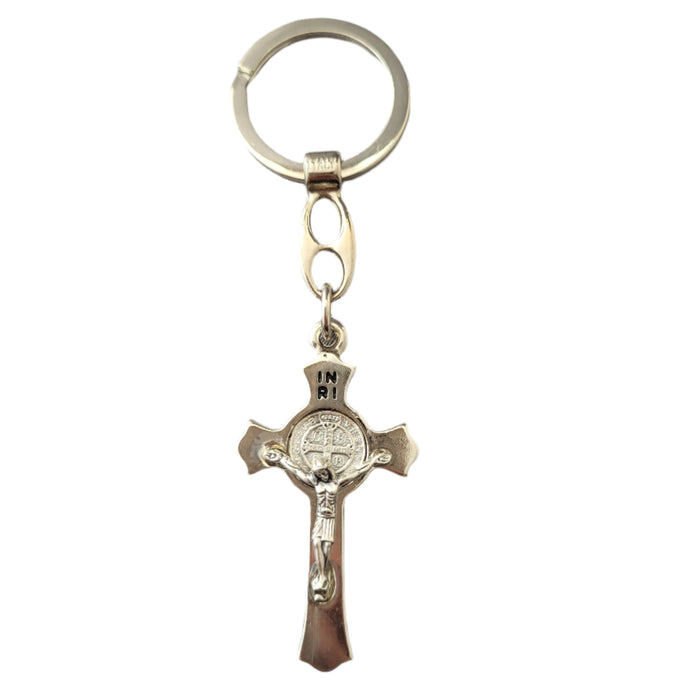 Key Ring from Medjugorje St Benedict Crucifix