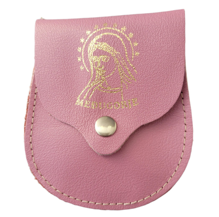 Leather Rosary Case From Medjugorje Multiple Colors