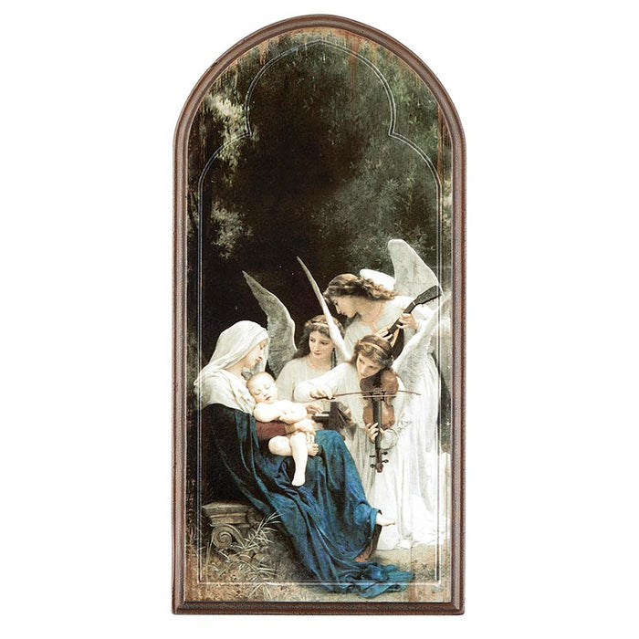 Arched Wall Plaque Song of the Angels