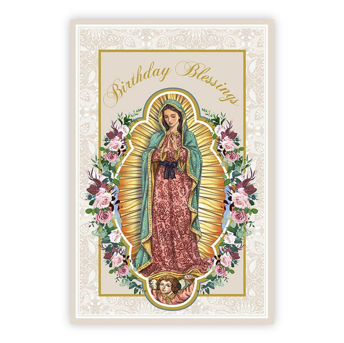 Greeting Card Birthday Our Lady of Guadalupe