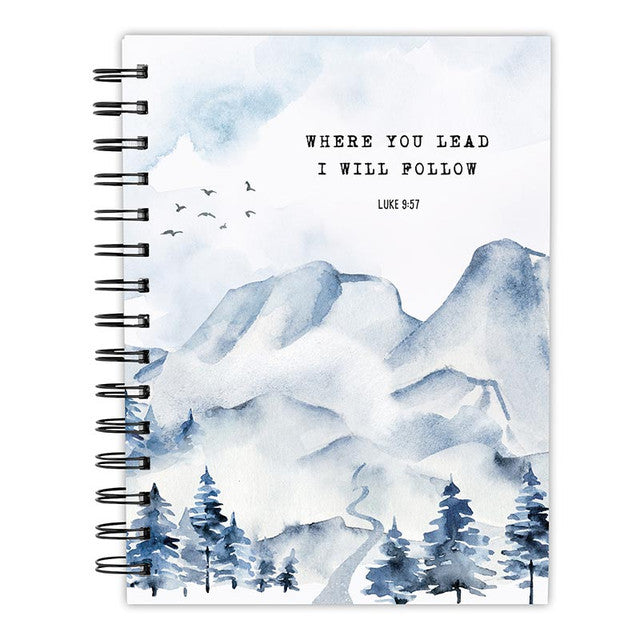 Journal "Where You Lead" Wire Bound