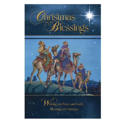 CHRISTMAS CARD - LET US ADORE HIM - THE MAGI