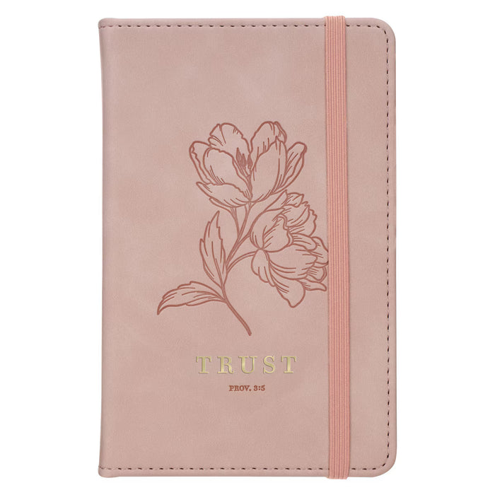Notebook "Trust" Faux Leather with Elastic Band Closure
