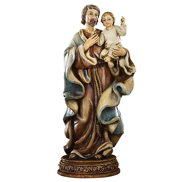 St Joseph and Child Statue 6.25" High