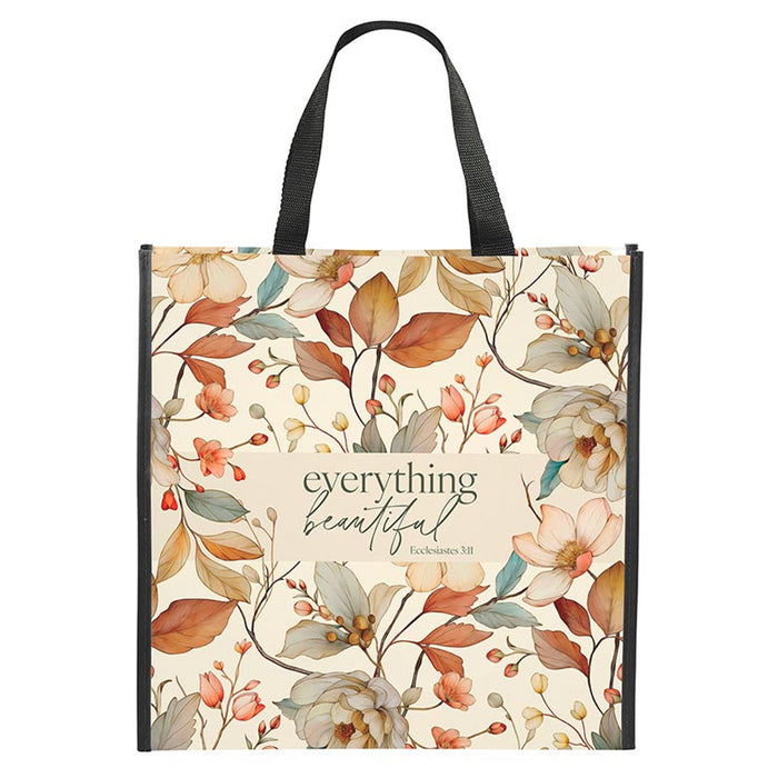 Tote Bag "Everything Beautiful" Floral Design