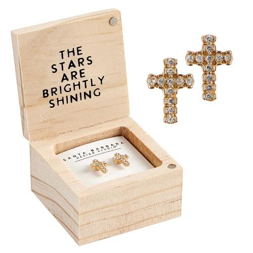 Treasure Box Holiday Earrings "O Holy Night"