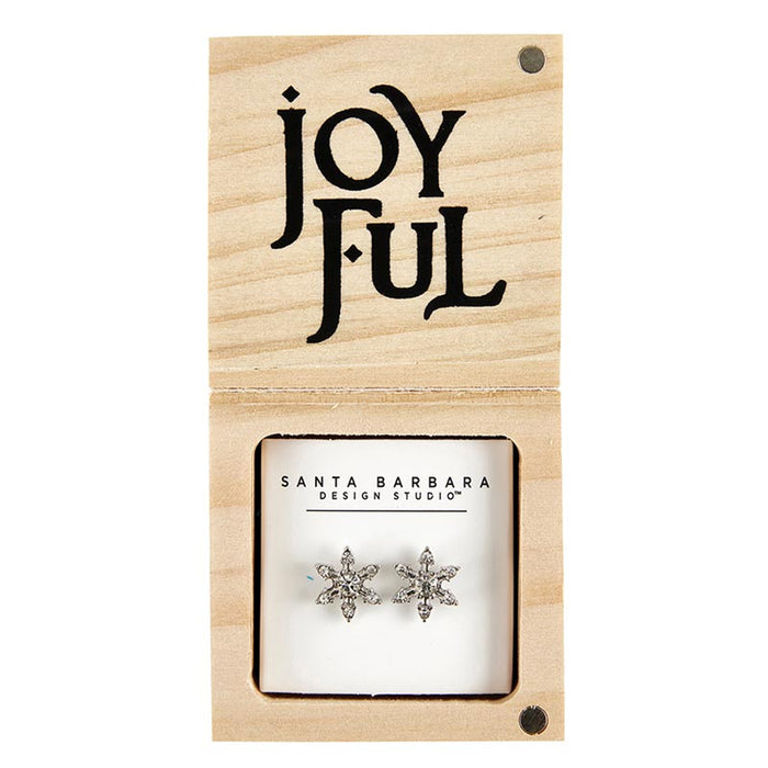 Treasure Box Holiday Earrings "Joyful"