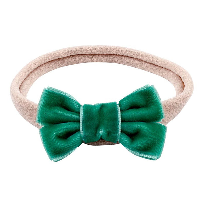 Christmas Ornament with Baby Headband Green