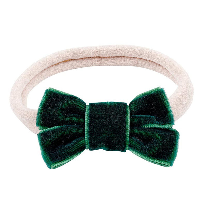 Christmas Ornament with Baby Headband Green