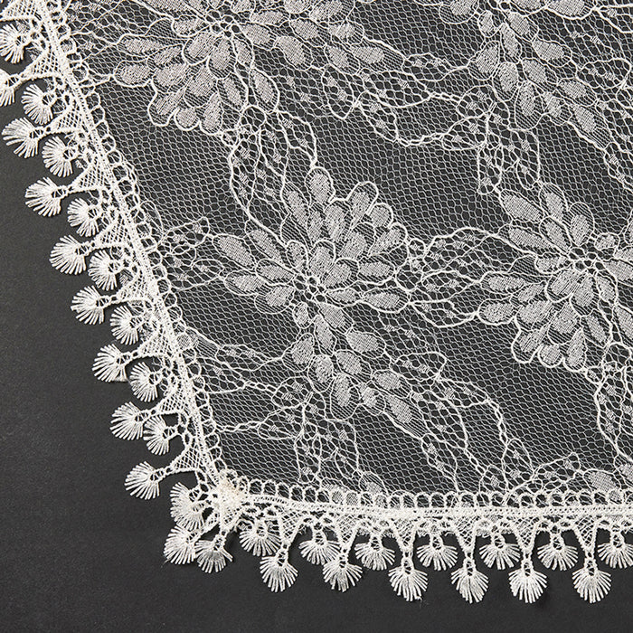 White Little Flower Chapel Veil