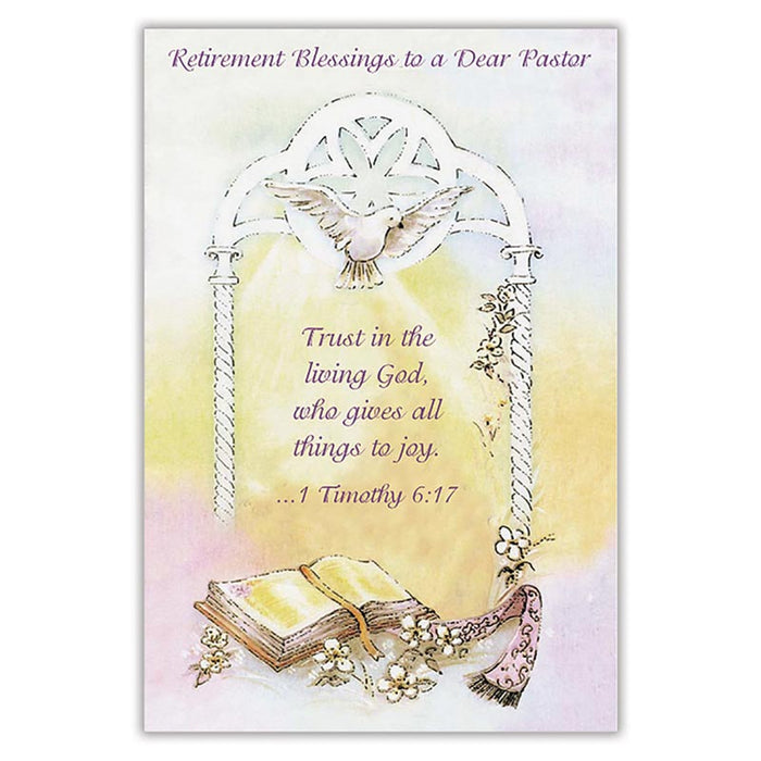 Greeting Card Priest Retirement Blessings