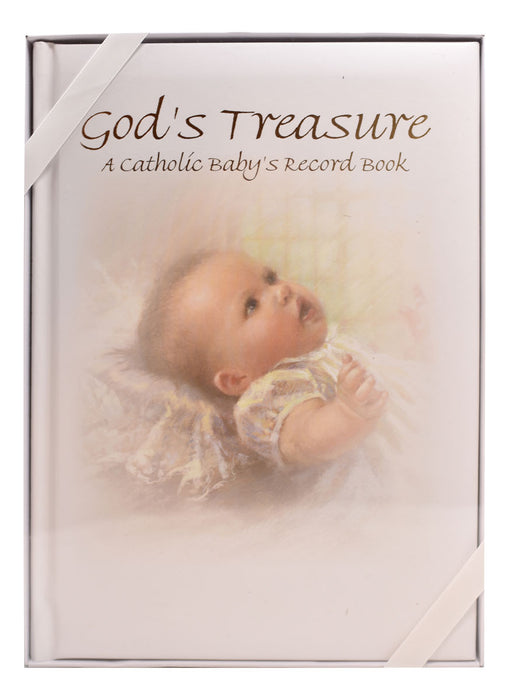 God's Treasure: Catholic Baby Record Book