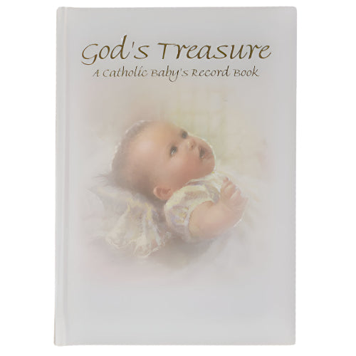 God's Treasure: Catholic Baby Record Book