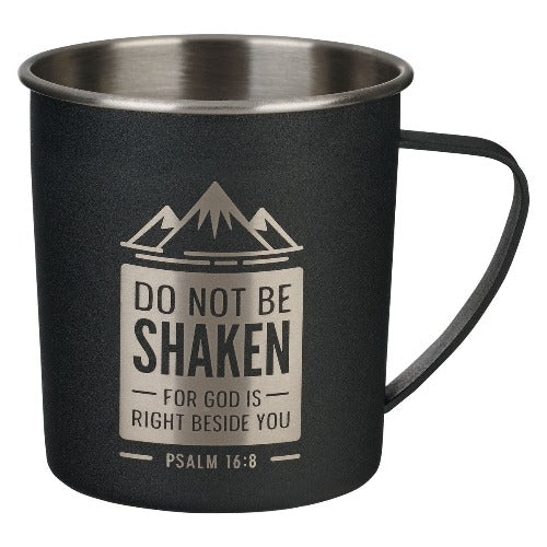 Camp Mug Do Not Be Shaken Stainless Steel