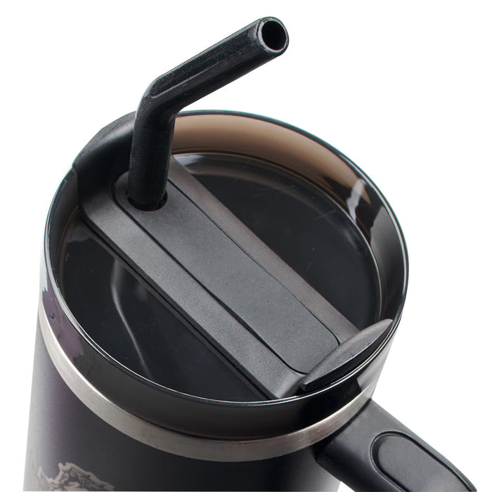 Tumbler with Reusable Straw "Be Strong" 40 oz