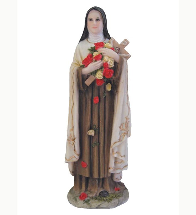 St. Therese in Fully Hand-Painted Color 8"