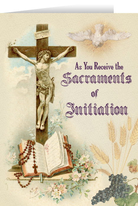 Greeting Card Crucifix RCIA