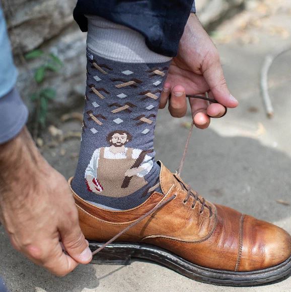 St Joseph the Worker Adult Socks