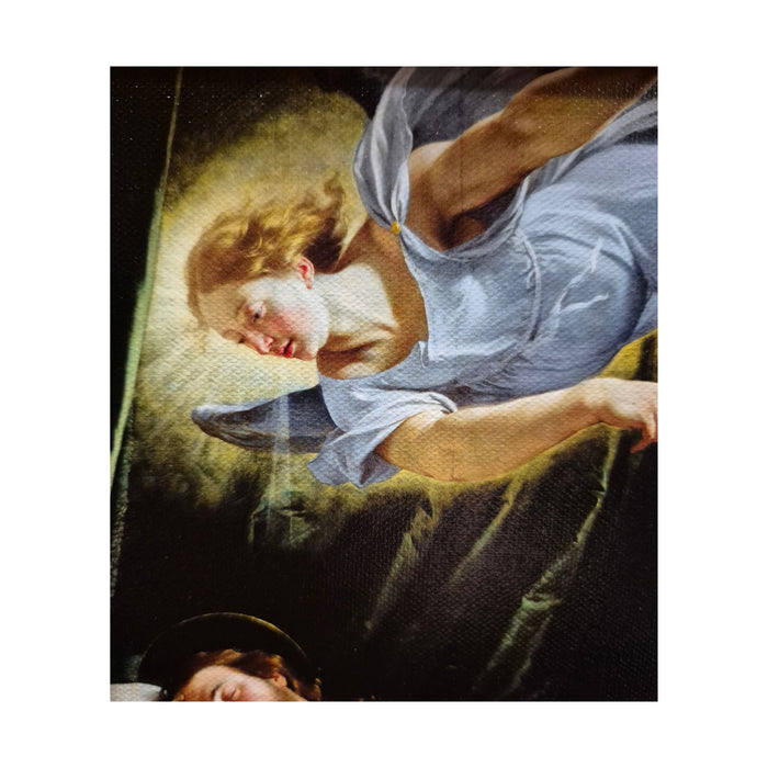 The Dream of Saint Joseph by Philippe De Champaigne Framed Canvas