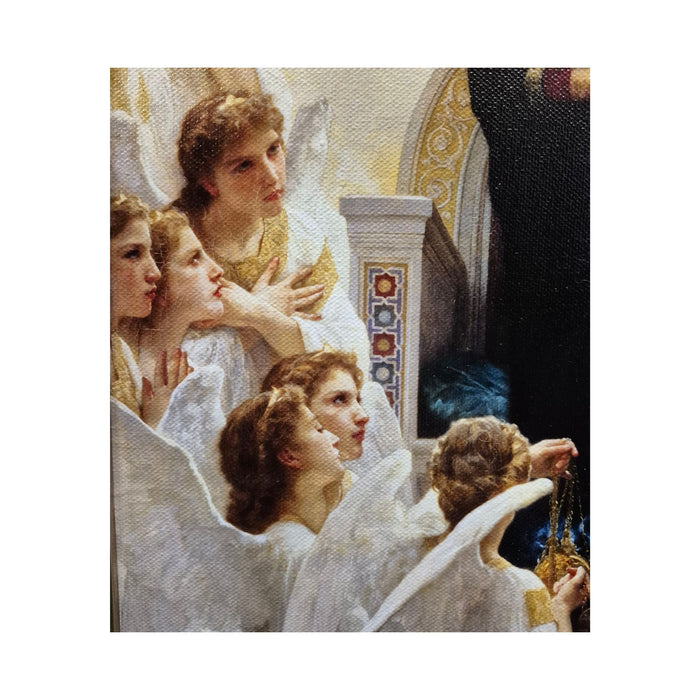 Our Lady of the Angels by William-Adolphe Bouguereau Framed Canvas