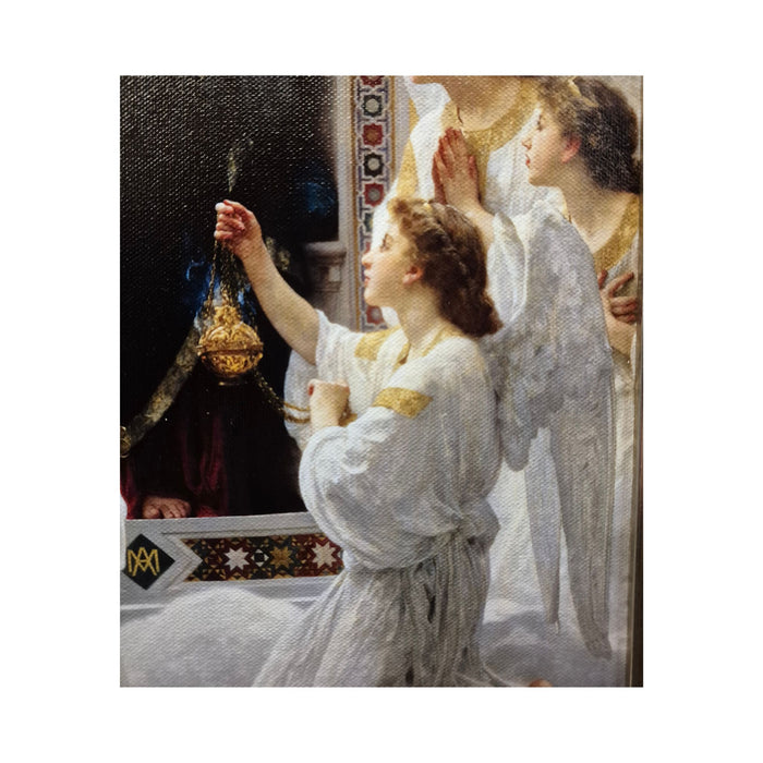 Our Lady of the Angels by William-Adolphe Bouguereau Framed Canvas