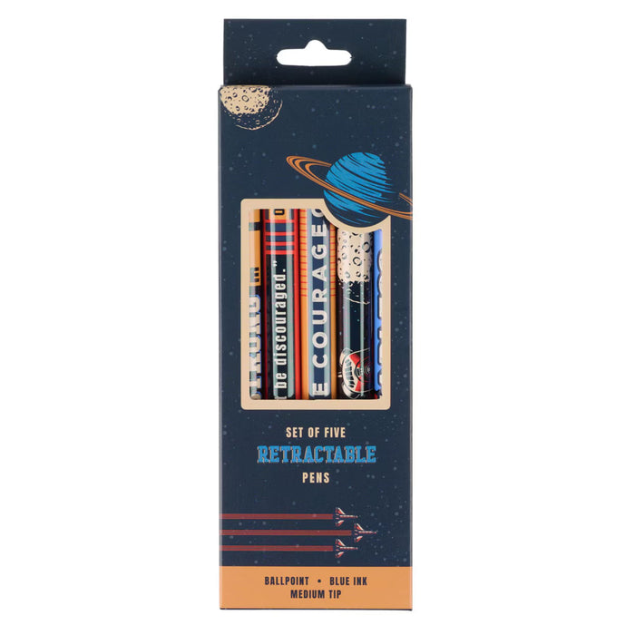 Be Courageous Blue Ink Ballpoint Pen Set