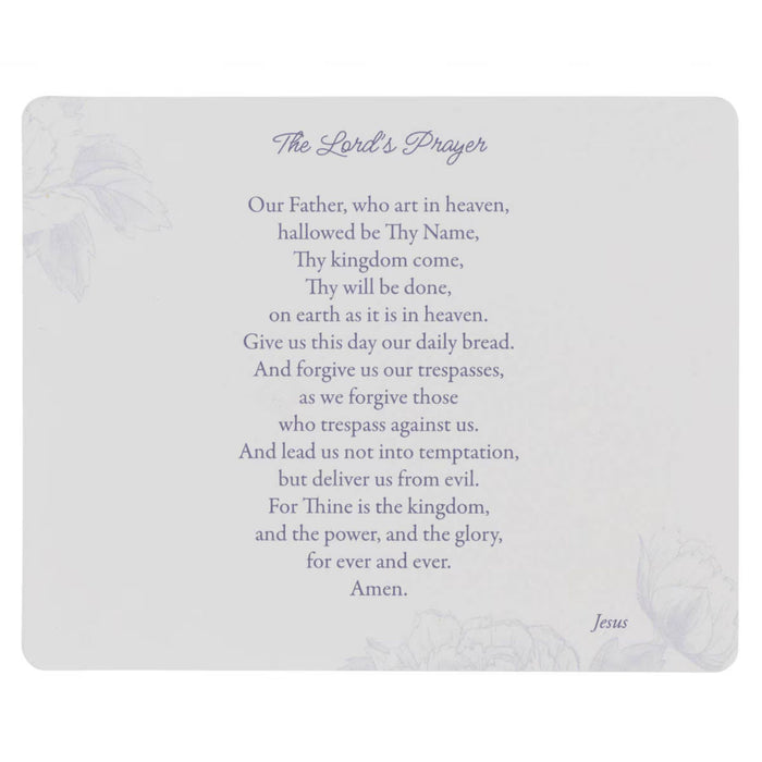 Confession of Our Hope Blue Floral Prayer Cards in Tin