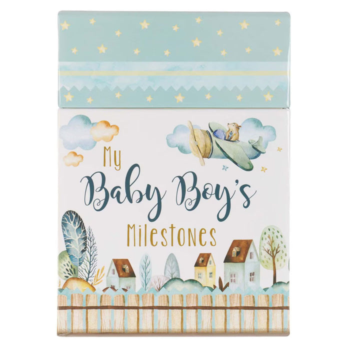 My Baby Boy's Milestone Cards