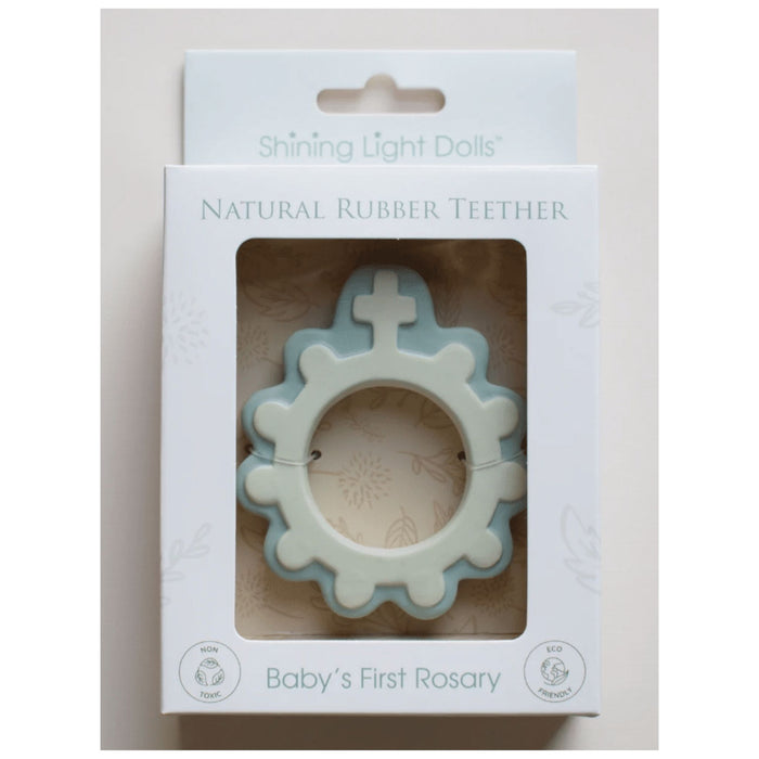 Baby's First Rosary Natural Rubber Teether