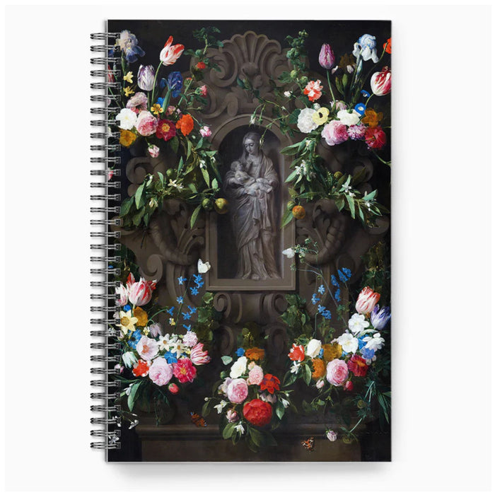 Writing Journal Garland of Marian Flowers