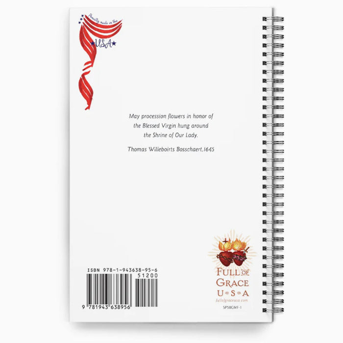 Writing Journal Garland of Marian Flowers