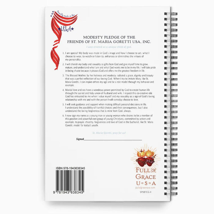 Writing Journal Teen Chastity Girl - St Goretti