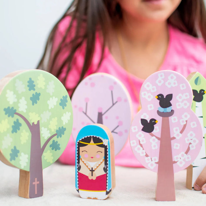 St. Kateri's Forest Wooden Seasons Set