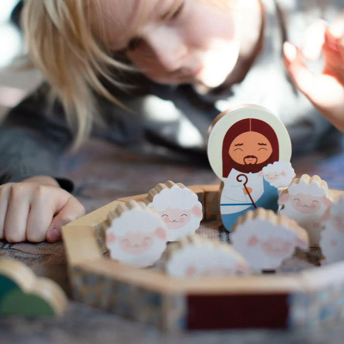 Wooden Playset: Jesus the Good Shepherd