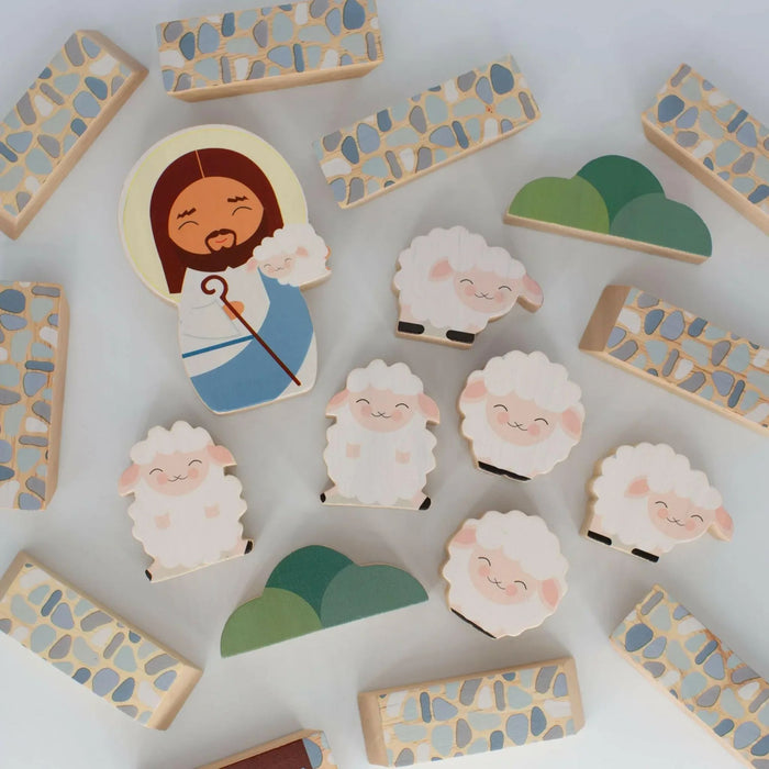 Wooden Playset: Jesus the Good Shepherd