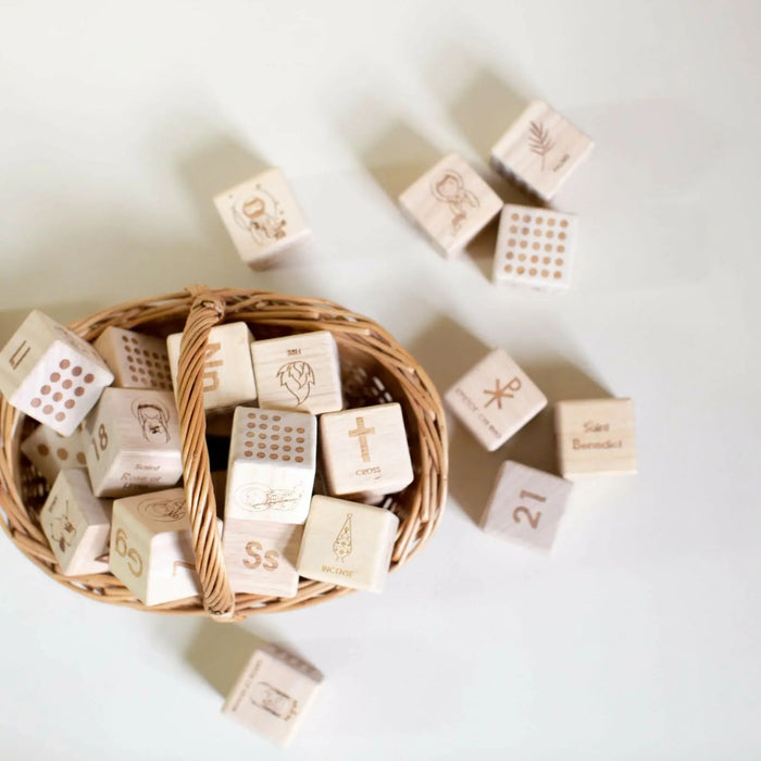 Catholic ABC Alphabet Blocks