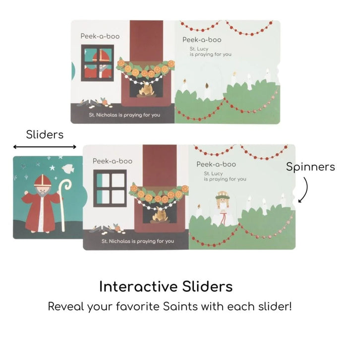 Peek-A-Boo Saints Board Book