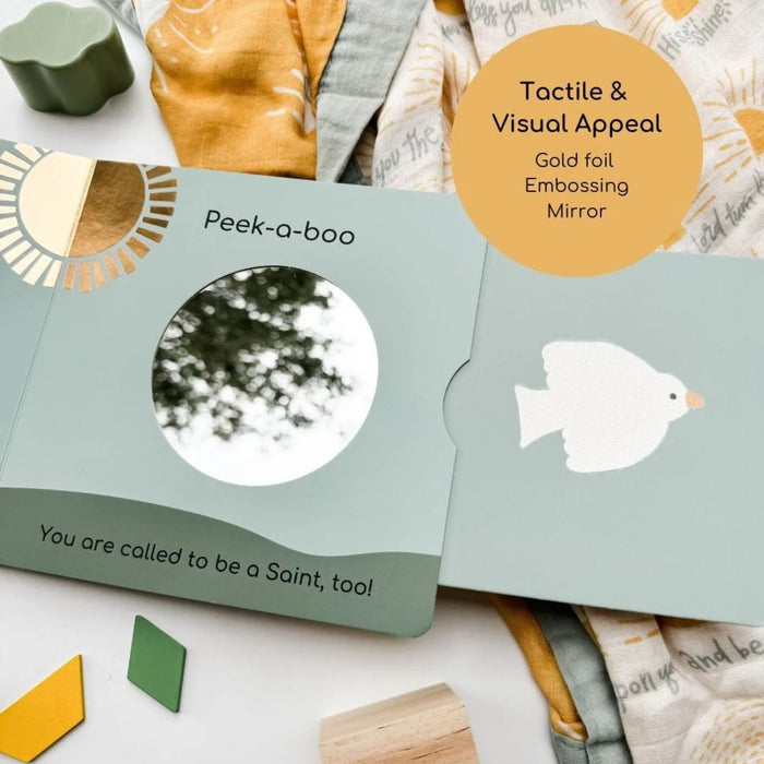 Peek-A-Boo Saints Board Book