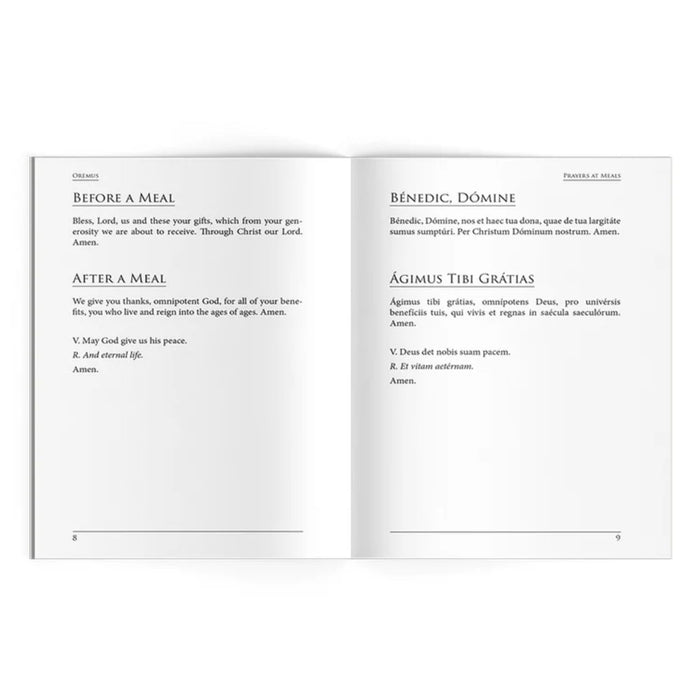 Oremus: A Treasury of Latin Prayers with English Translations