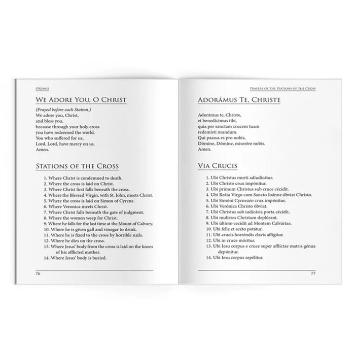Oremus: A Treasury of Latin Prayers with English Translations