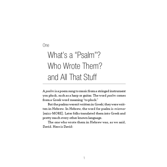 Psalm Basics for Catholics by John Bergsma