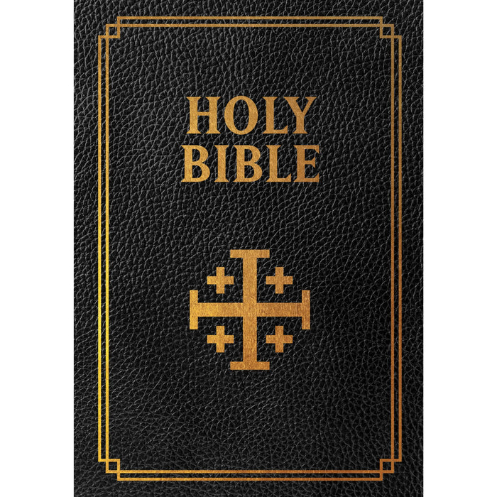 Douay-Rheims Bible in Black Leather