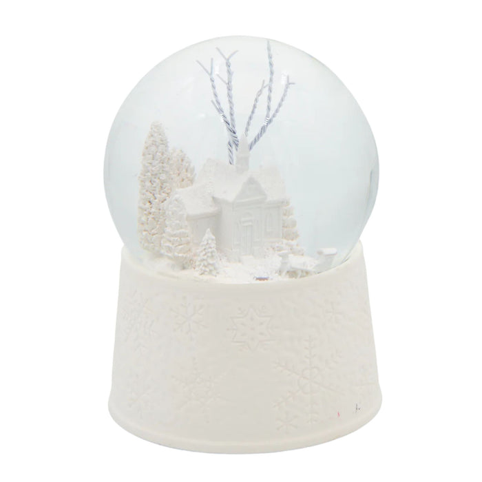Musical Snow Globe 5.5" Lighted Church