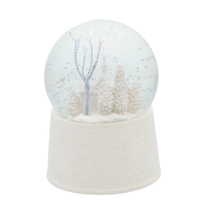 Musical Snow Globe 5.5" Lighted Church